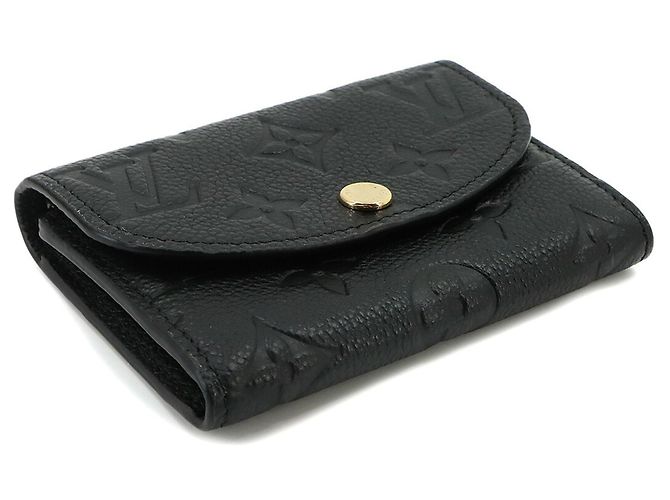 Louis Vuitton Monogram Empreinte Bi-Fold Wallet Black - view 3
