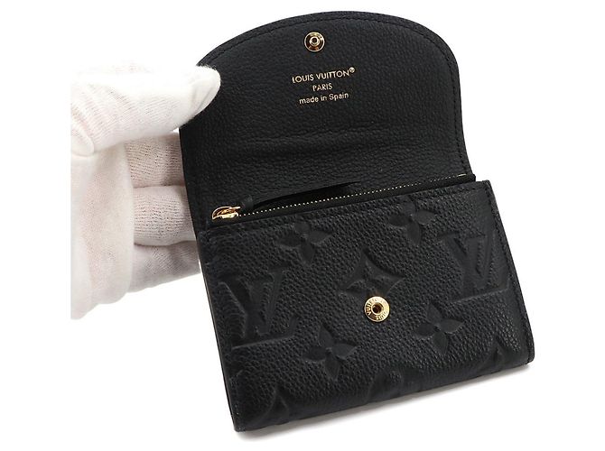 Louis Vuitton Monogram Empreinte Bi-Fold Wallet Black - view 5