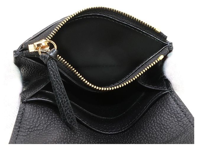 Louis Vuitton Monogram Empreinte Bi-Fold Wallet Black - view 7