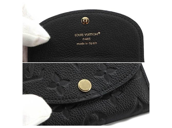 Louis Vuitton Monogram Empreinte Bi-Fold Wallet Black - view 8