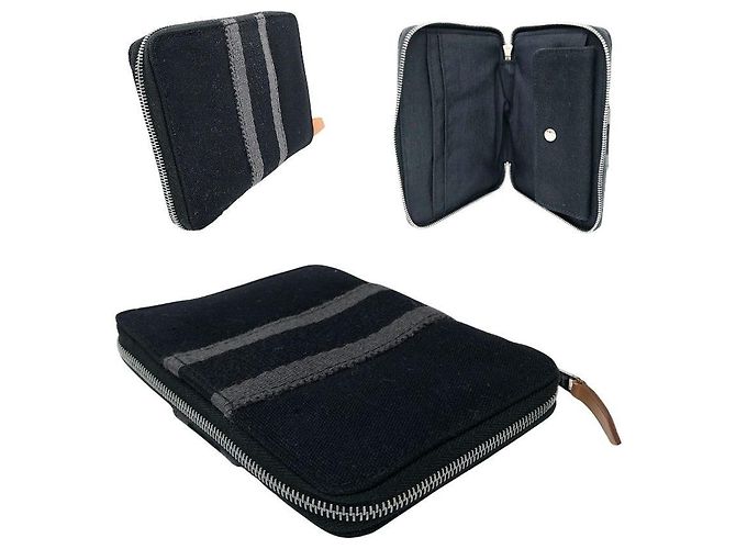 Hermès Borsa Hermes Fourre-Tout PM e Portafoglio Pieghevole Marrone Nero - vista 2