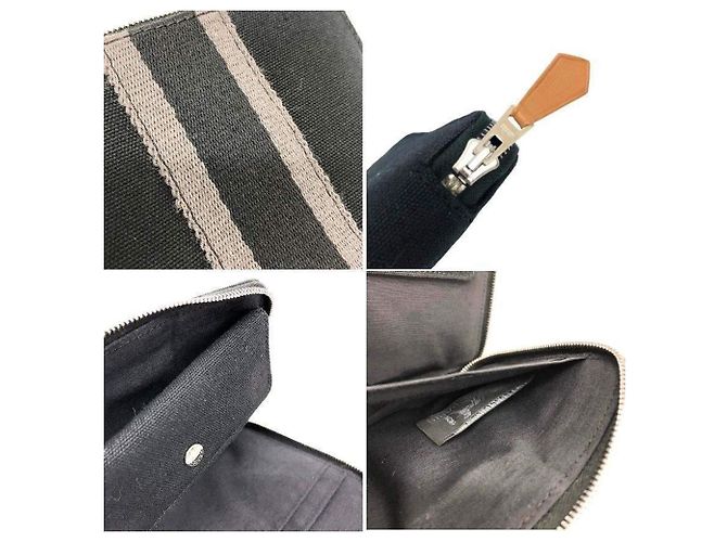Hermès Borsa Hermes Fourre-Tout PM e Portafoglio Pieghevole Marrone Nero - vista 3