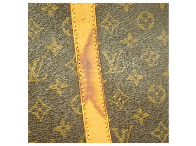 Louis Vuitton Boston Monogram Keepall 50 Marrone - vista 13