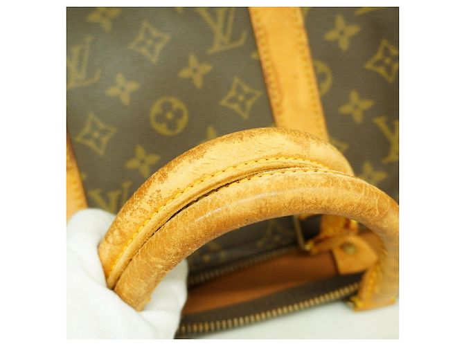 Louis Vuitton Boston Monogram Keepall 50 Marrone - vista 15