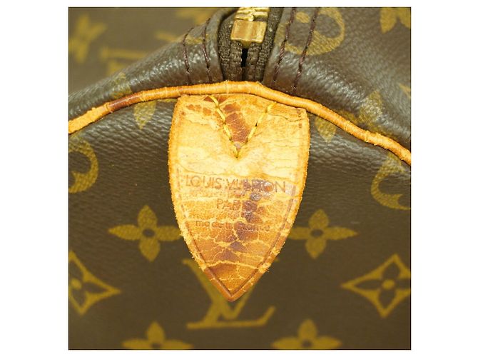Louis Vuitton Boston Monogram Keepall 50 Marrone - vista 5