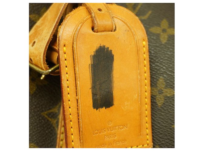 Louis Vuitton Boston Monogram Keepall 50 Marrone - vista 7