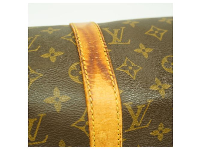 Louis Vuitton Boston Monogram Keepall 50 Marrone - vista 8