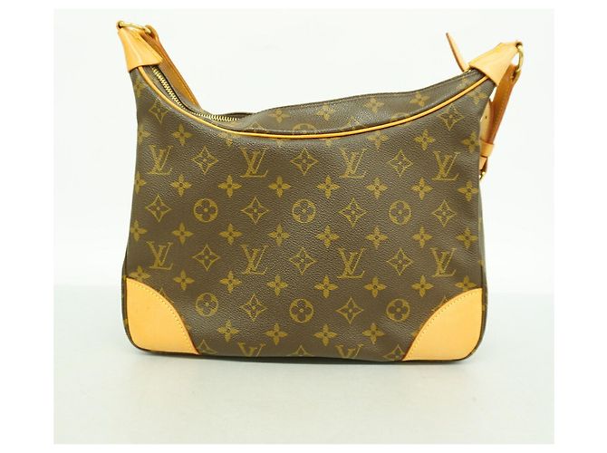 Borsa a tracolla Louis Vuitton Monogram Boulogne 30 Marrone - vista 10