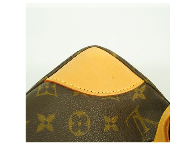 Borsa a tracolla Louis Vuitton Monogram Boulogne 30 Marrone - vista 7