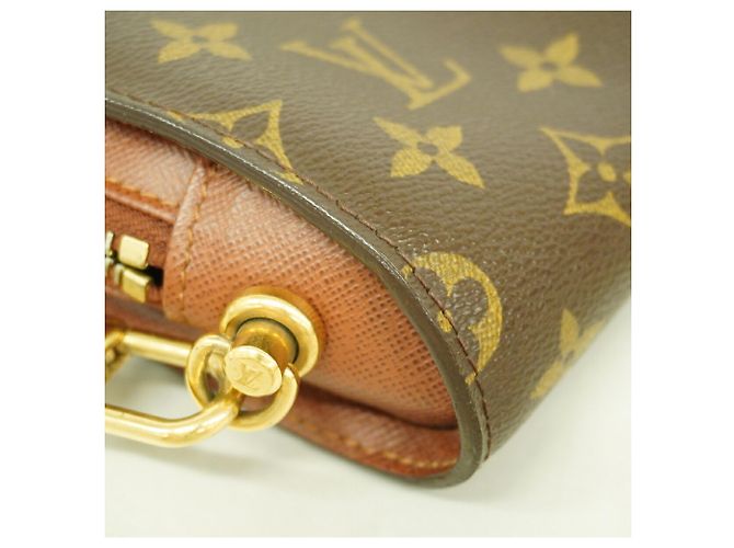 Borsa a pochette Louis Vuitton Monogram Orsay Marrone - vista 7