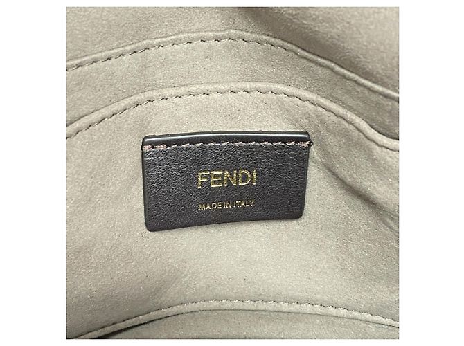 Borsa a tracolla in pelliccia Fendi Pink Monster Rosa - vista 5