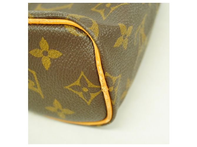 Borsa a mano Louis Vuitton Monogram Mini Speedy Marrone - vista 7