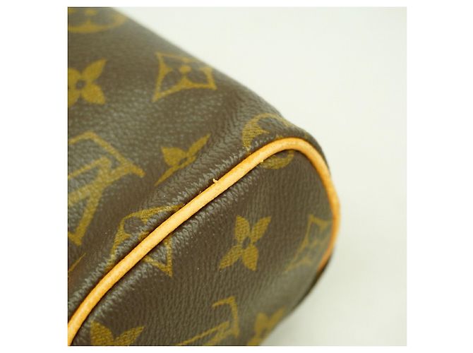 Borsa a mano Louis Vuitton Monogram Mini Speedy Marrone - vista 8