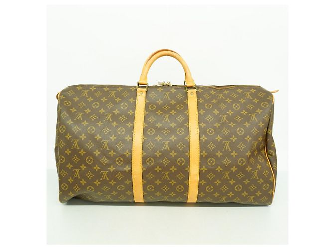 Louis Vuitton Boston Monogram Keepall 60 Braun - Ansicht 12