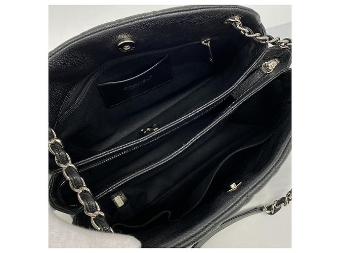 Borsa a tracolla Chanel Matelassé con catena in nero - vista 4