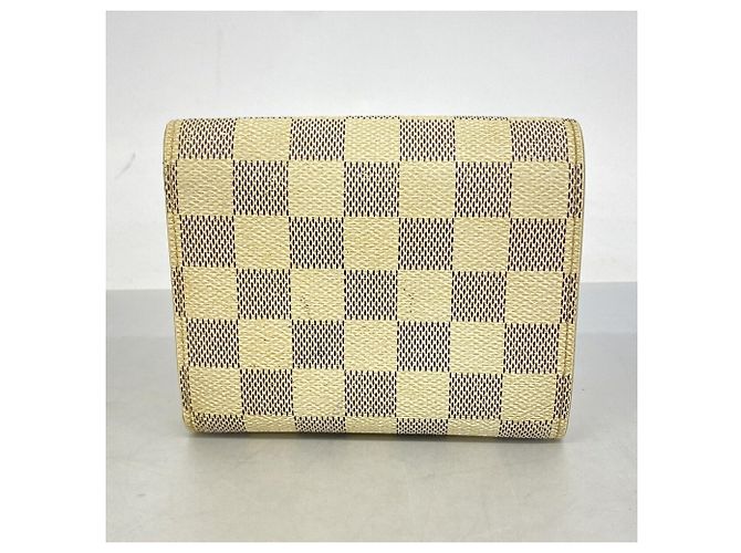 Cartera Tri-fold Louis Vuitton Damier Azur Blanco - vista 11