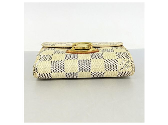 Cartera Tri-fold Louis Vuitton Damier Azur Blanco - vista 2