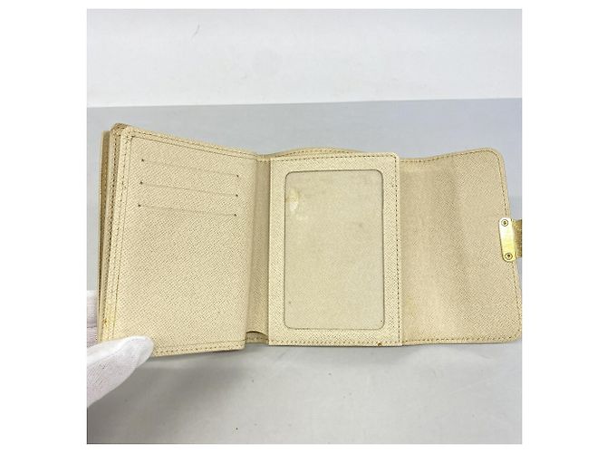 Cartera Tri-fold Louis Vuitton Damier Azur Blanco - vista 3