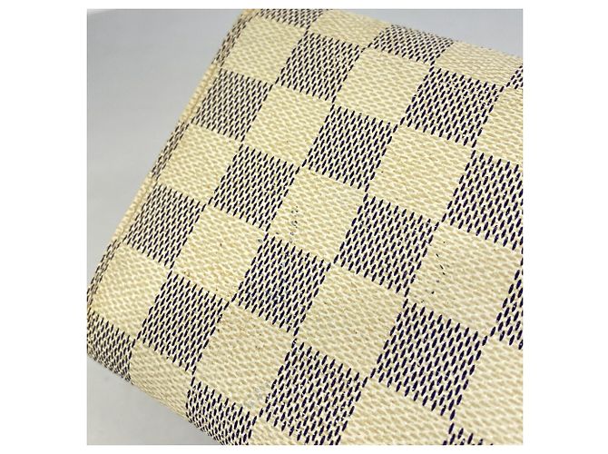 Cartera Tri-fold Louis Vuitton Damier Azur Blanco - vista 8