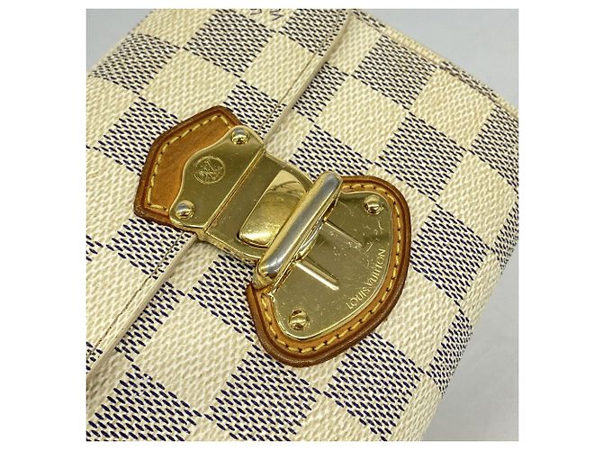 Cartera Tri-fold Louis Vuitton Damier Azur Blanco - vista 9