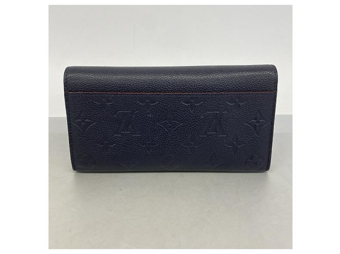 Louis Vuitton Monogram Empreinte Portefeuille Sarah Long Wallet Rosso - vista 11