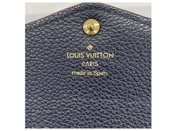 Louis Vuitton Monogram Empreinte Portefeuille Sarah Long Wallet Rosso - vista 4