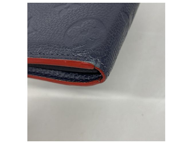 Louis Vuitton Monogram Empreinte Portefeuille Sarah Long Wallet Rosso - vista 5