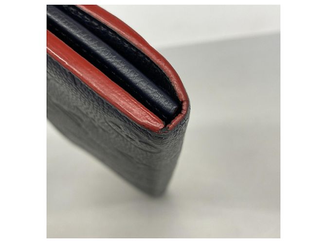 Louis Vuitton Monogram Empreinte Portefeuille Sarah Long Wallet Rosso - vista 7