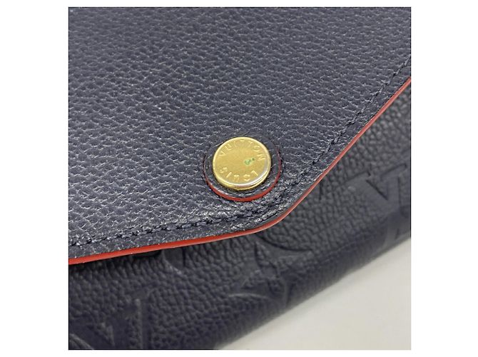 Louis Vuitton Monogram Empreinte Portefeuille Sarah Long Wallet Rosso - vista 8