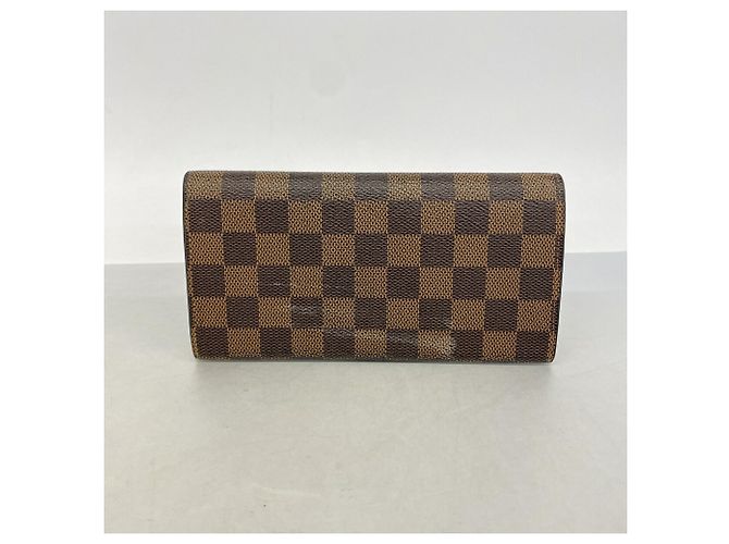 Louis Vuitton Damier Portefeuille Emilie Long Wallet Rosso Damier ebene - vista 10