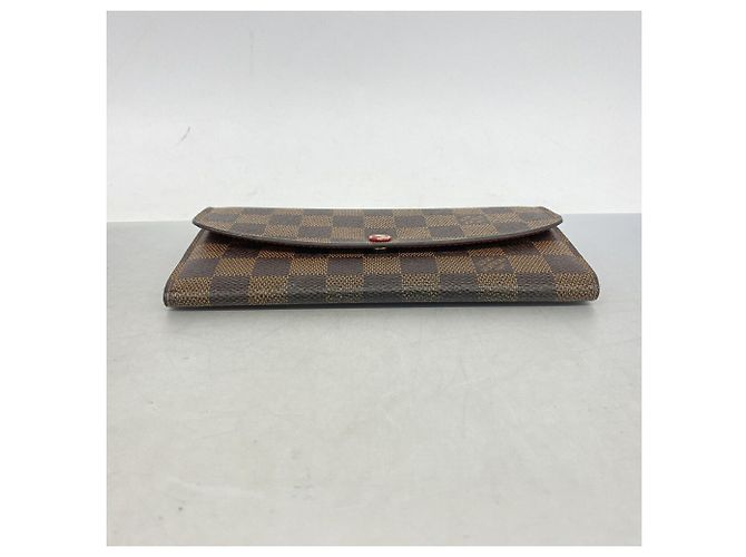 Louis Vuitton Damier Portefeuille Emilie Long Wallet Rosso Damier ebene - vista 2