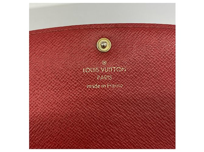 Louis Vuitton Damier Portefeuille Emilie Long Wallet Rosso Damier ebene - vista 4