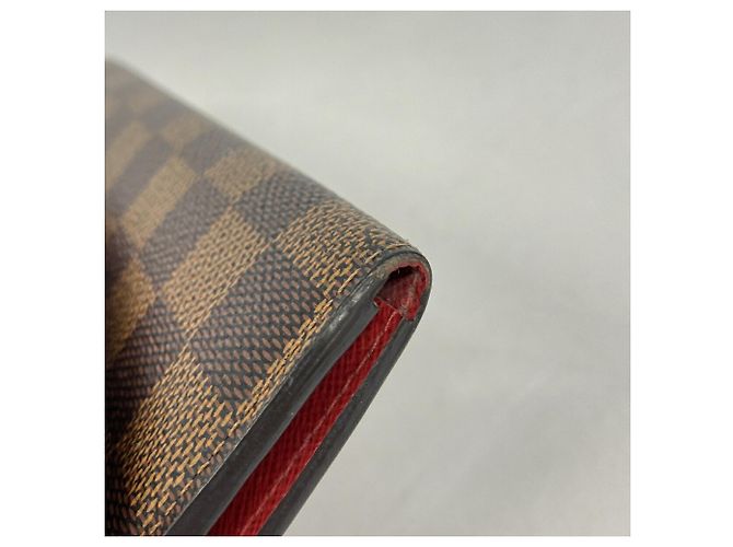 Louis Vuitton Damier Portefeuille Emilie Long Wallet Rosso Damier ebene - vista 7