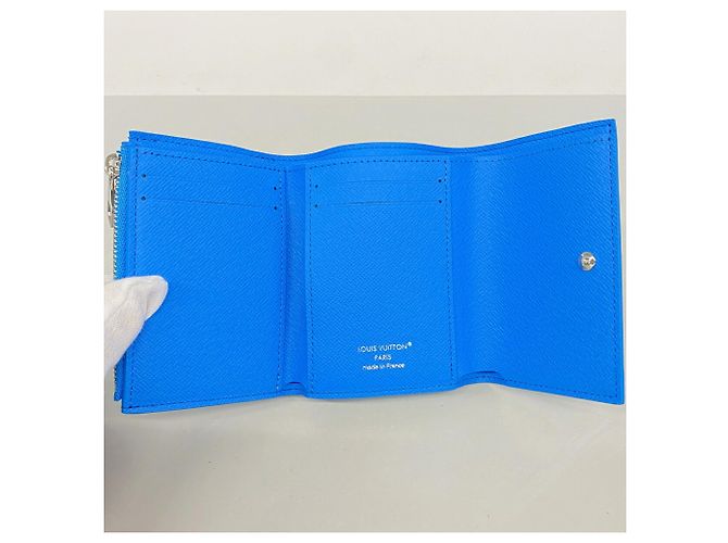 Louis Vuitton Tri-fold Wallet in Pool Blue - view 3