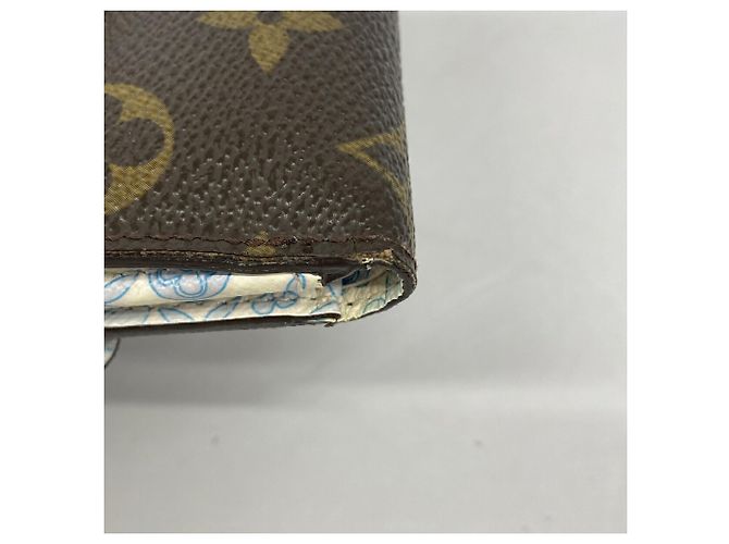 Louis Vuitton Tri-fold Geldbörse Braun Lila - Ansicht 5