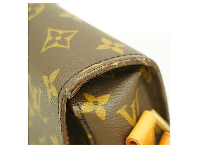 Borsa a tracolla Louis Vuitton Monogram Saint Cloud GM Marrone - vista 12
