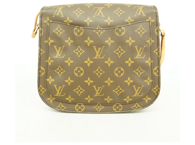 Borsa a tracolla Louis Vuitton Monogram Saint Cloud GM Marrone - vista 13