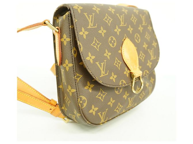 Borsa a tracolla Louis Vuitton Monogram Saint Cloud GM Marrone - vista 2