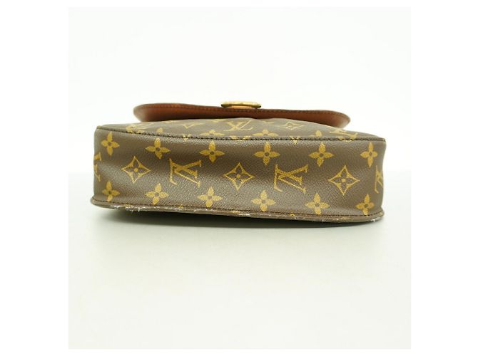 Borsa a tracolla Louis Vuitton Monogram Saint Cloud GM Marrone - vista 3