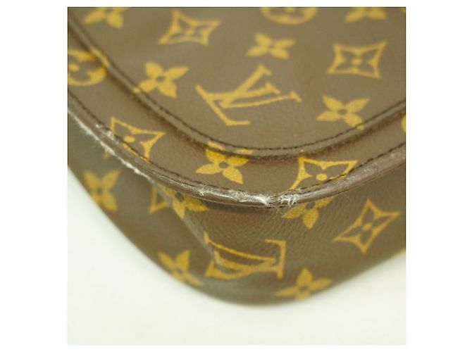 Borsa a tracolla Louis Vuitton Monogram Saint Cloud GM Marrone - vista 6