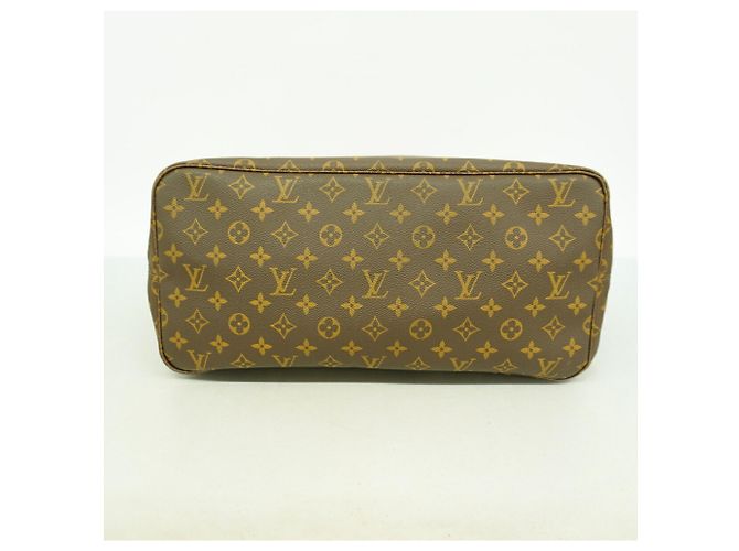 Borsa Tote Louis Vuitton Monogram Neverfull GM Marrone - vista 3