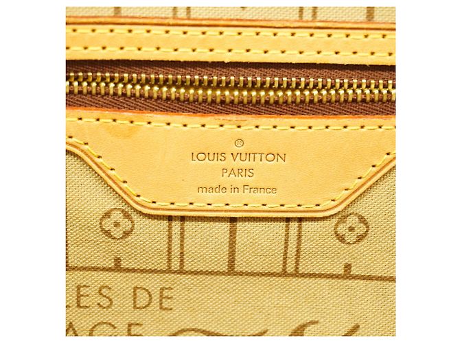 Borsa Tote Louis Vuitton Monogram Neverfull GM Marrone - vista 5