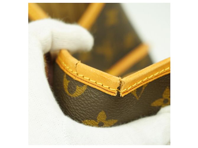 Borsa Tote Louis Vuitton Monogram Neverfull GM Marrone - vista 7