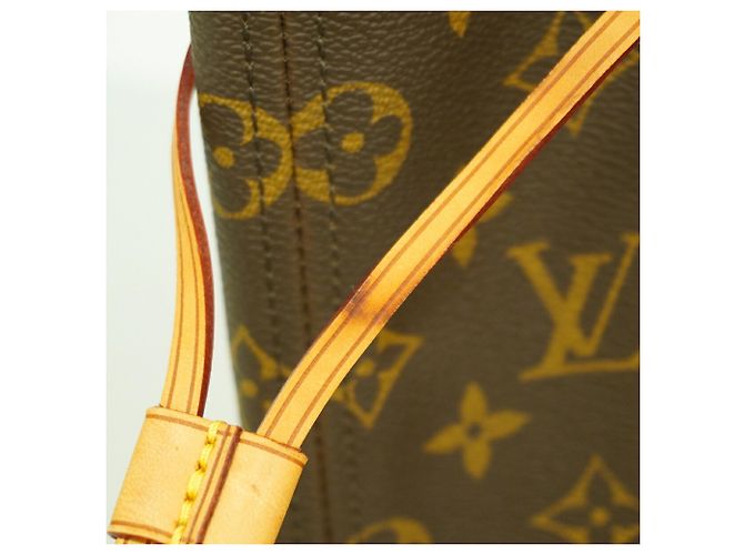 Borsa Tote Louis Vuitton Monogram Neverfull GM Marrone - vista 9
