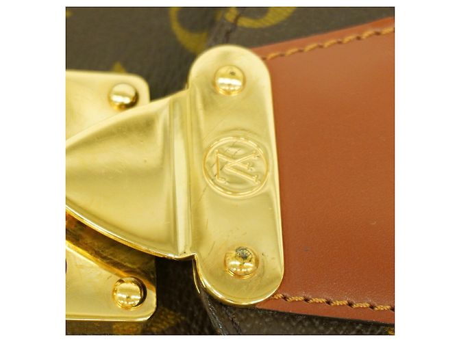 Borsa Louis Vuitton Monogram Monceau 28 Marrone - vista 11