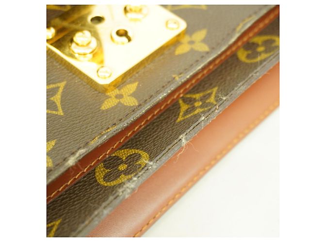 Borsa Louis Vuitton Monogram Monceau 28 Marrone - vista 9