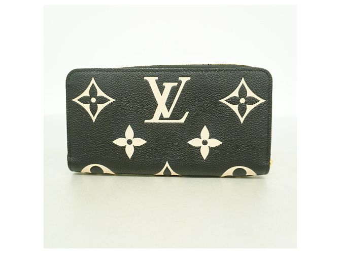 Louis Vuitton Monogram Empreinte Bicolor Zippy Wallet Schwarz Beige - Ansicht 7