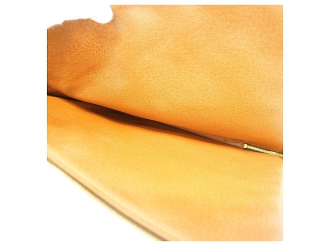 Louis Vuitton Monogram Pochette Document Clutch Bag Marrone - vista 4