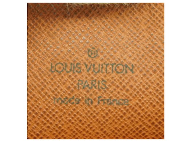 Louis Vuitton Monogram Pochette Document Clutch Bag Marrone - vista 5