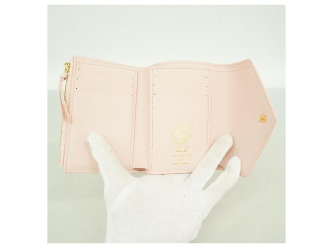 Louis Vuitton Rose Tri-fold Geldbörse Braun - Ansicht 3